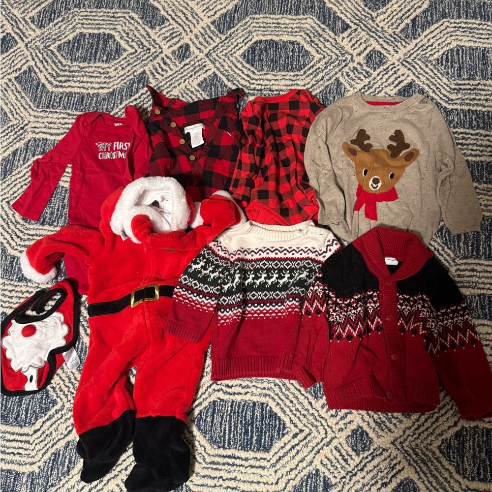 Festive Holiday Baby Clothing Set